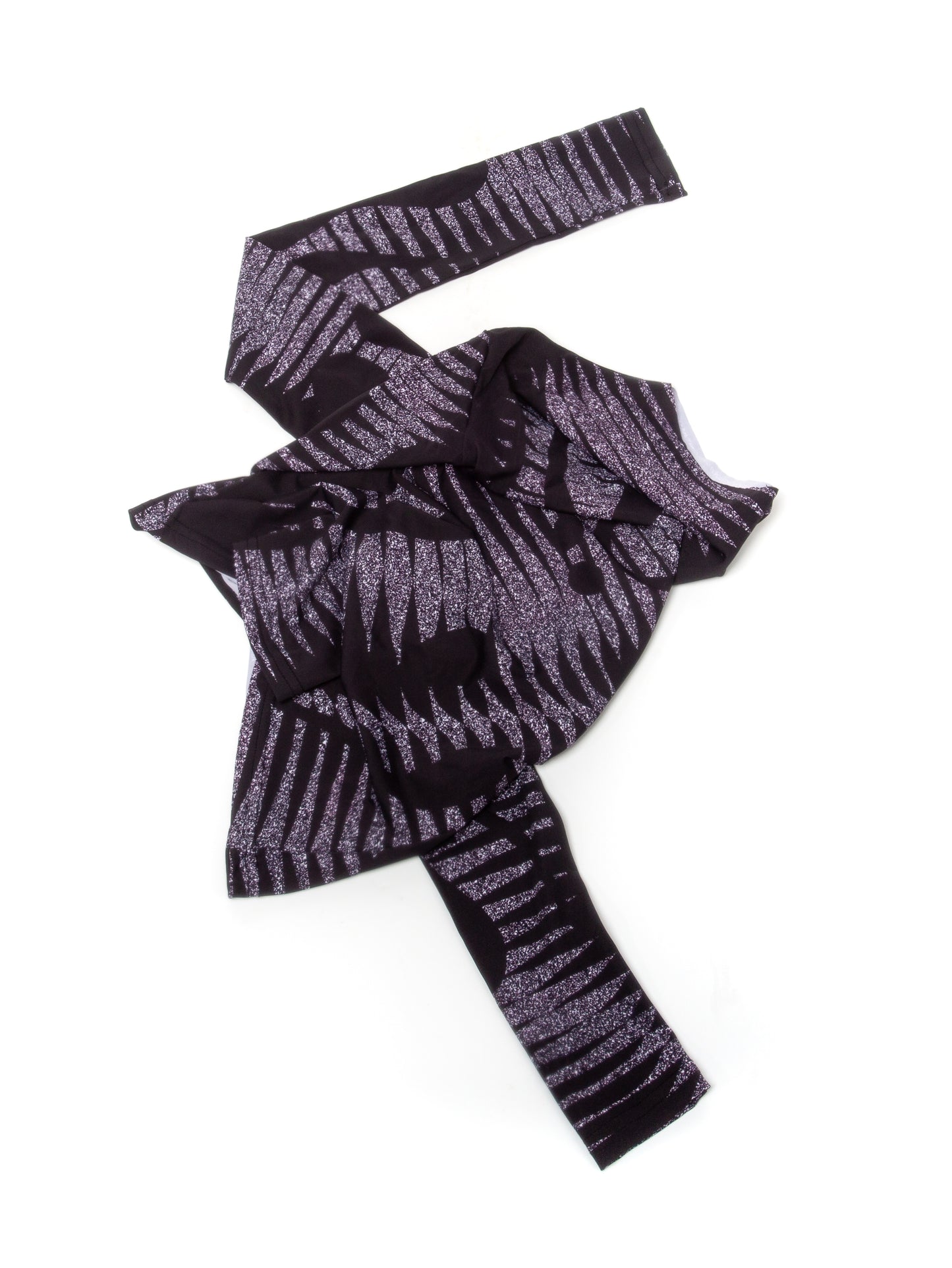 VinöniV / VinoniV Noise semi-purple printed jersey top with abstract design
