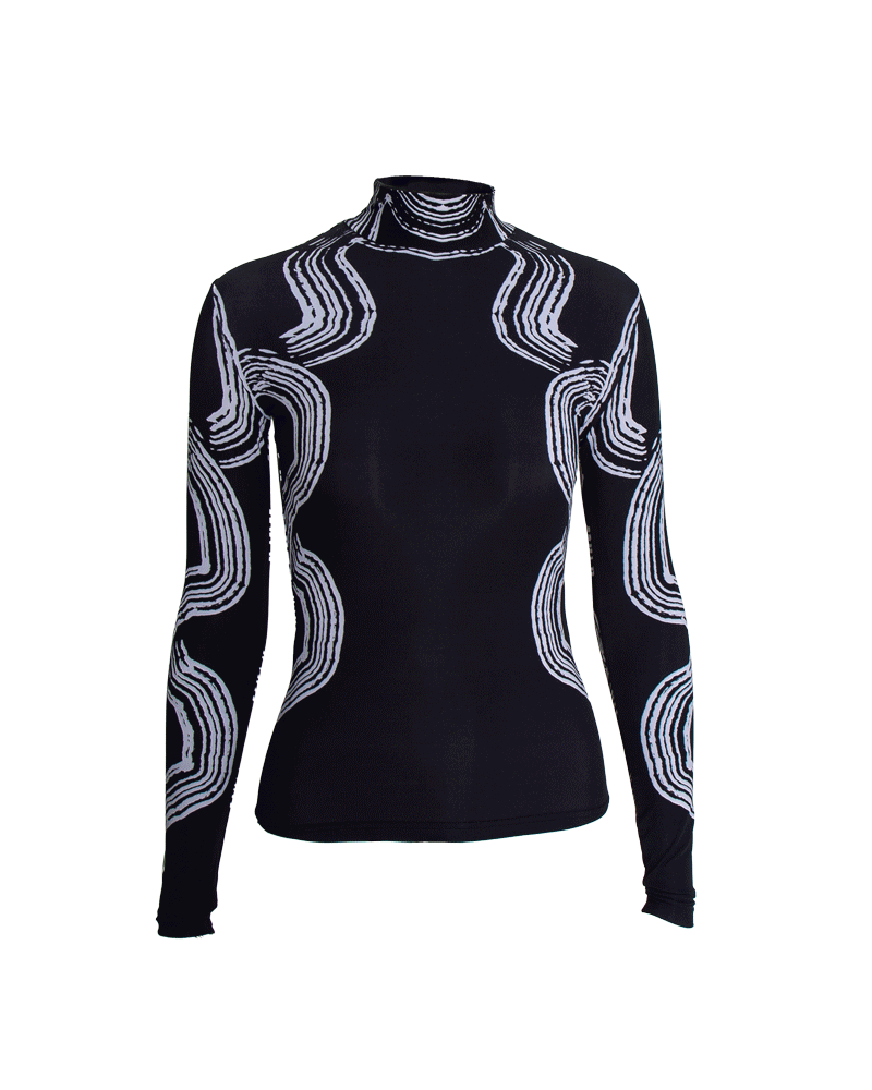 VinöniV / VinoniV Onyx Tide bodysuit jersey top GIF
