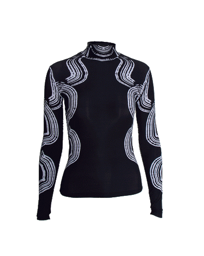 VinöniV / VinoniV Onyx Tide bodysuit jersey top GIF
