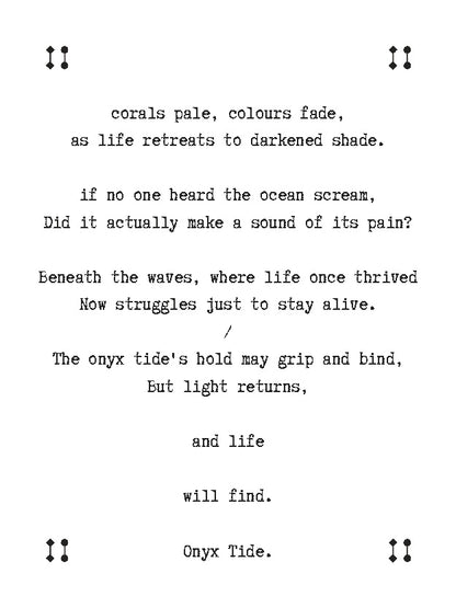 VinöniV / VinoniV Onyx Tide bodysuit jersey top poem